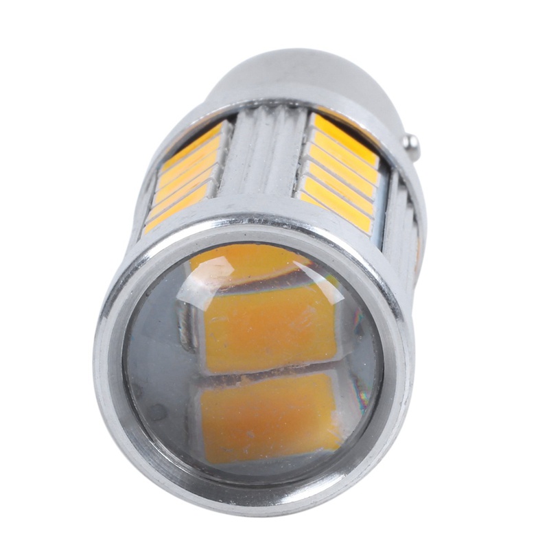 Set 4 bóng đèn 1156PY BAU15S PY21W LED 33SMD dành cho ô tô