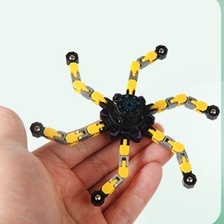 [Có Đèn] Con Quay Đồ Chơi Spinner Robot Biến Hình Thông Minh Cho Bé Fidget Spinner DIY Toy