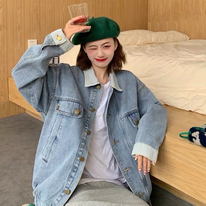 Áo khoác denim bigsize ulzzang order