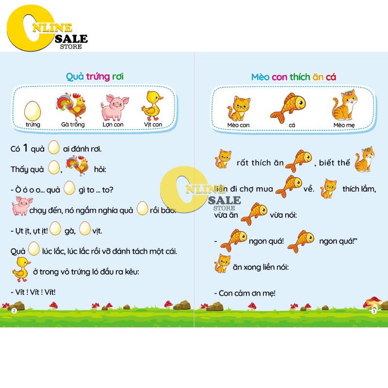 Combo 4 tập giúp cho bé luyện nói,đọc, phát triển ngôn ngữ, tư duy, nhận thức – kèm File đọc quét mã QR