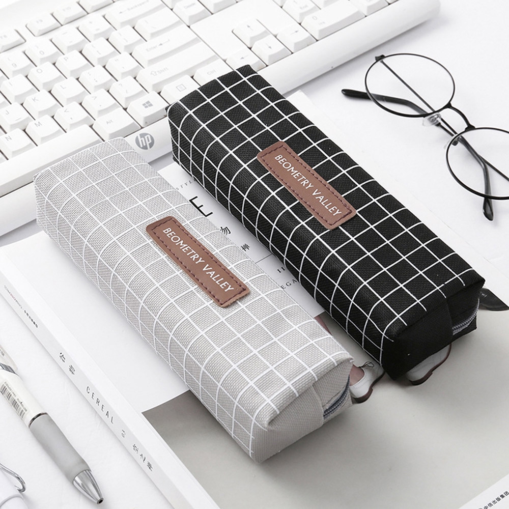 Túi đựng bút vải canvas kiểu dáng sáng tạo dành cho nam nữ