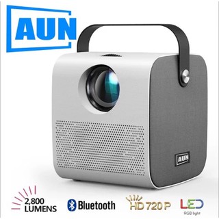 Máy Chiếu Mini AUN C900 - Độ Phân Giải Thực HD Hỗ Trợ Fullhd- Kết Nối Điện Thoai, Laptop, Androibox