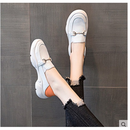 Giày lười nữ siêu xinh đế cao 3cm 2022