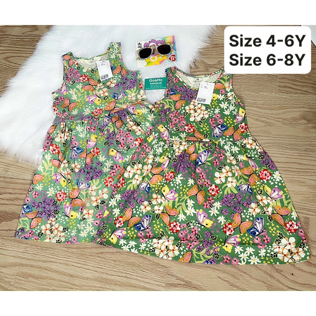 Đầm bé gái HM size 2-10Y