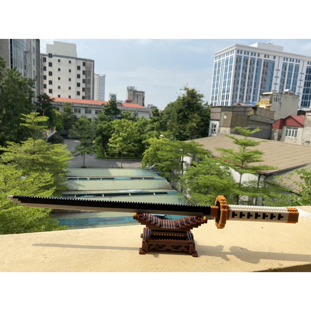 mô hình đồ chơi kiếm Zoro lắp ráp rèn luyện trí thông minh
