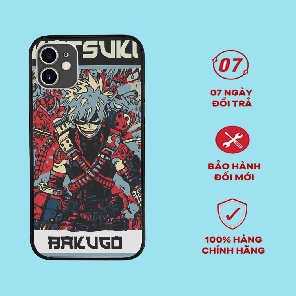Ốp ĐT My Hero Academia Katsuki Bakugo súng máy cực ngầu cho IPHONE và SAMSUNG  MANGA00568