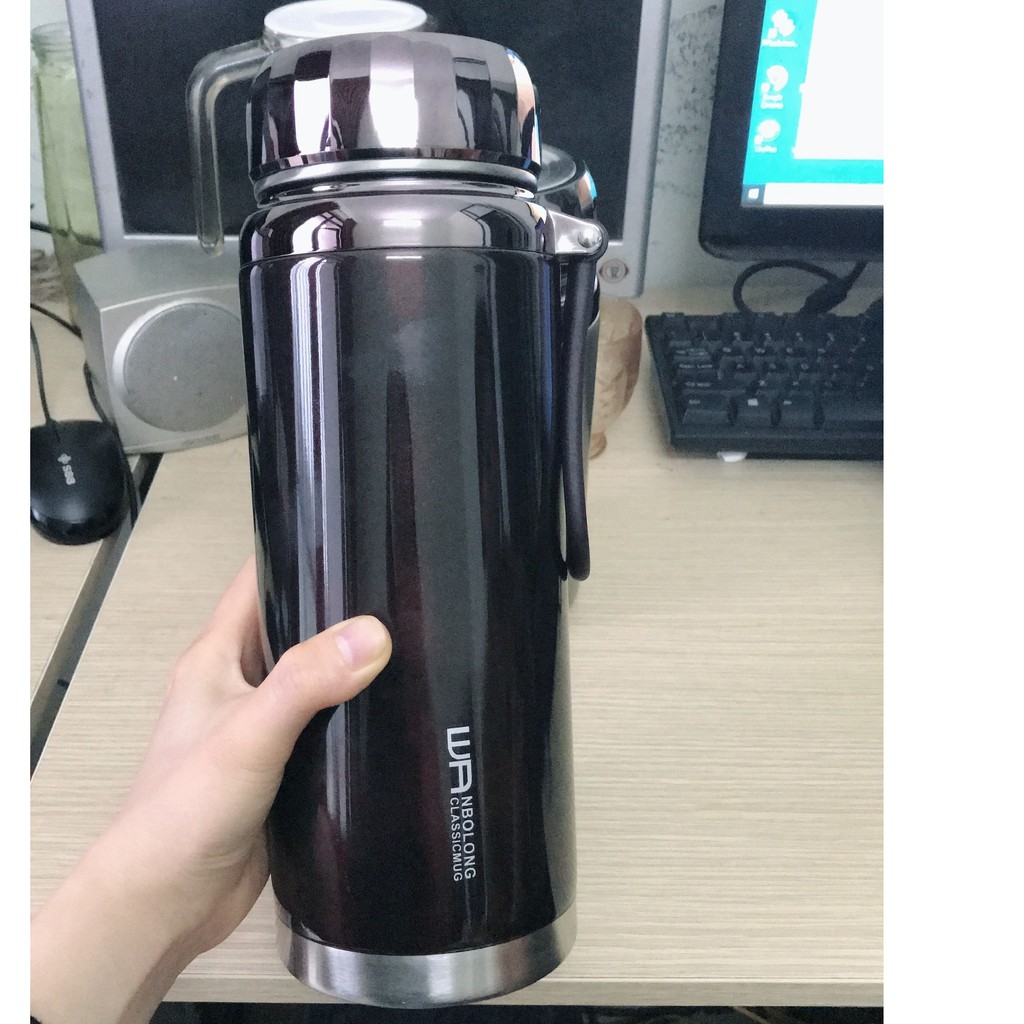 Bình giữ nhiệt inox 304 BAOL  1000ml,  1500ml  Nắp titan - Hàng cao cấp