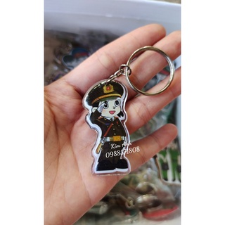 Móc khóa hình meka Bộ đội