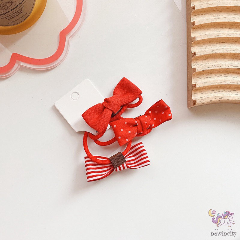 Băng Đô Nơ In Họa Tiết Hoa Nhiều Màu Sắc Phong Cách Hàn Quốc Cho Bé Gái