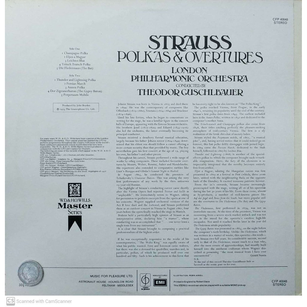 Stereomate - LP Vinyl: Strauss - Polkas & Overtures