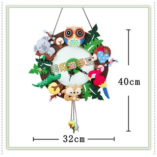 [Order] Đồng hồ handmade bằng vải dạ - Set đồ tự làm