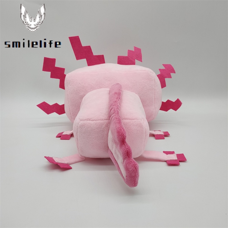 Minecraft axolotl đồ chơi sang trọng màu hồng Minecraft sang trọng Bộ sưu tập búp bê nhồi bông dành 