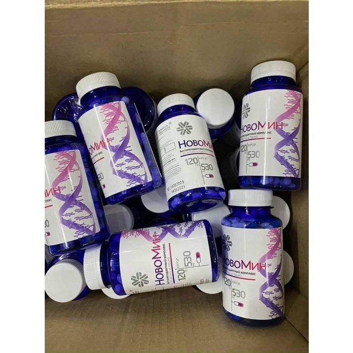 Novomin Formula-4.Viên uống chống oxy hóa,phục hồi tế bào khỏe mạnh Siberian - 120 viên