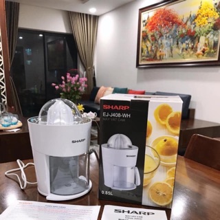 MÁY VẮT CAM 0,85L SHARP EJ-J408WH CÔNG SUẤT 40W