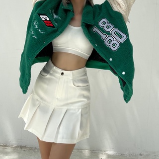 Chân váy xếp ly to - celina skirt - depass