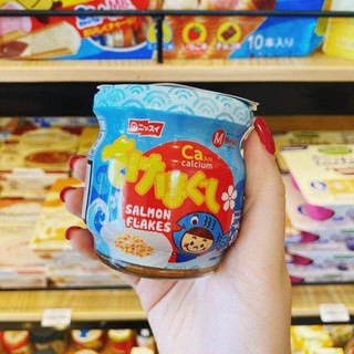 (Date T9/2025) Ruốc cá hồi Meiwa lọ 50g