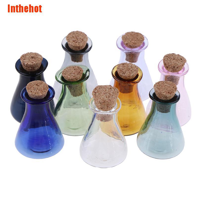 Bộ 2 Lọ Thủy Tinh mini Nhiều Màu Sắc