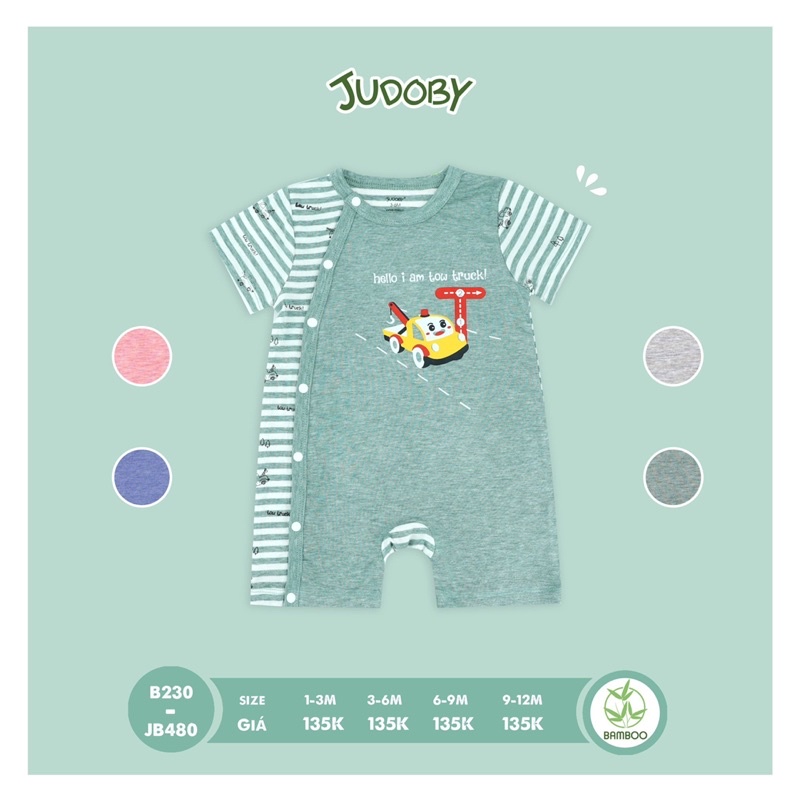 Bộ body cộc tay Judoby, Dokma cho bé JB480