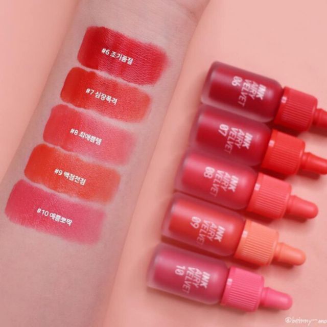 Son Ink airy velvet tint siêu mềm