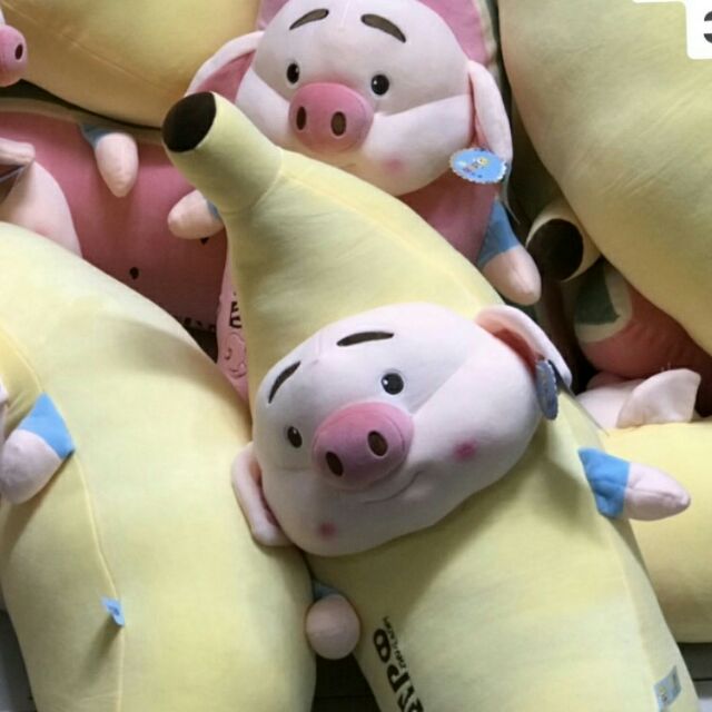 Chuối heo,  hàng miniso mềm mịn