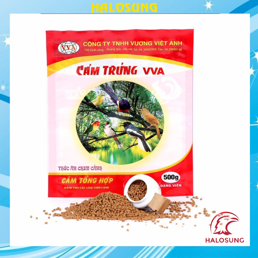 Cám chim Vương Việt Anh cám chim tổng hợp dạng viên phụ kiện lồng chim CC30