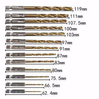 Bộ 13 mũi khoan sắt
