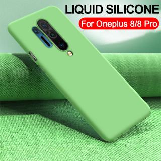 OnePlus 8 Pro Liquid Silicone Casing【With Liquid Strap 】Soft Phone Cover Case