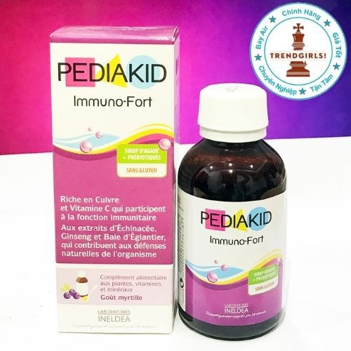 Siro Pediakid Immuno Fortifiant, Pháp (125ml) giúp tăng cường sức đề kháng từ sơ sinh và người lớn - Trend girls online