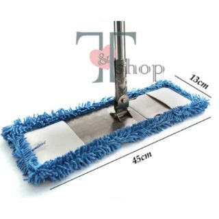 Tấm Lau Nhà Thay Thế San Hô 45cm Kiểu Cài Homeinno Vải Microfiber Nhiều Màu (KHÔNG CÂY LAU)