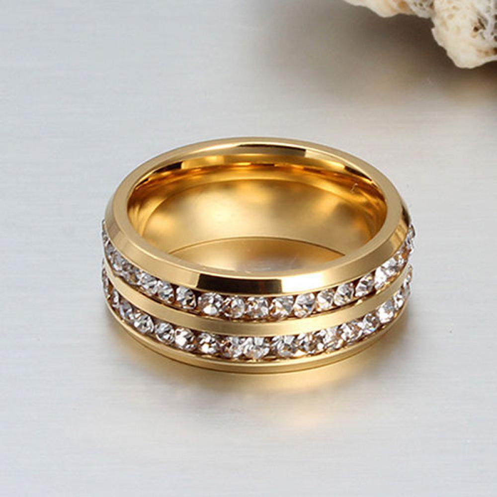 Nhẫn Thép Không Gỉ Thời Trang Dành Cho Nam Và Nữ