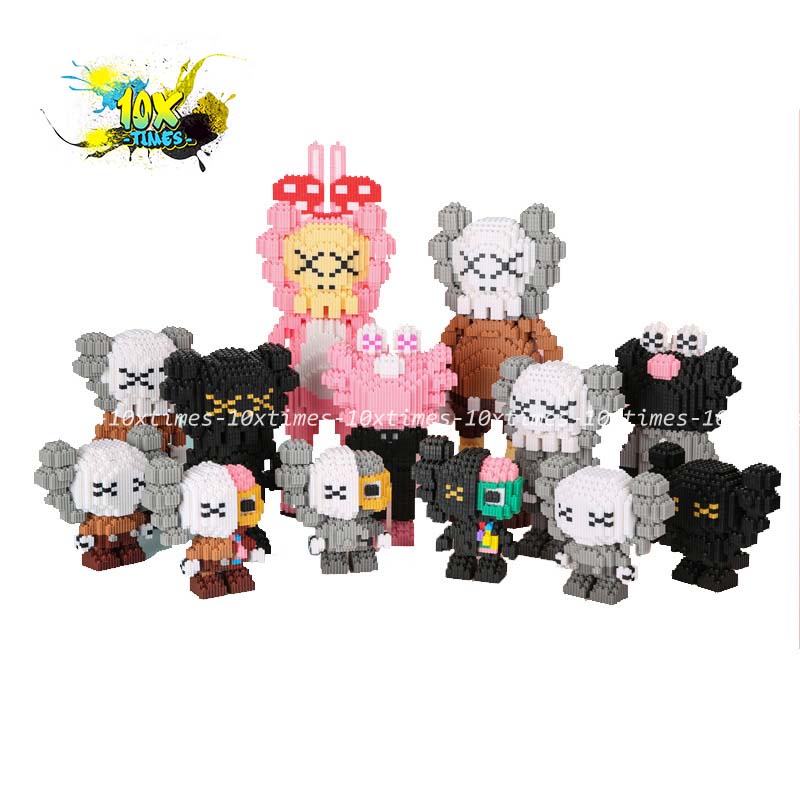 Đồ chơi lắp ráp 3d mô hình lắp ráp Kawss siêu to 48cm quà tặng sinh nhật bạn gái, bạn trai 10xtimes, đồ decor