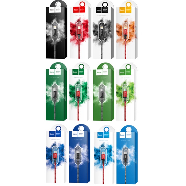 Dây Sạc Hoco x14 Chính Hãng Sạc Nhanh 2.4A Dây Dù Chống Đứt,Chống Dối Hỗ trợ Truyền dữ liệu tốc độ cao,Bảo Hành 12 Tháng
