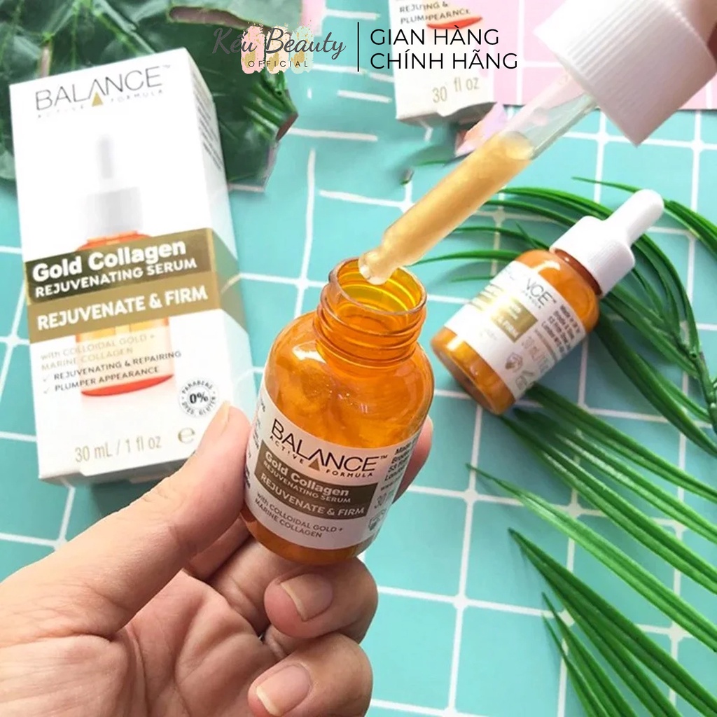 Serum trẻ hóa, tái tạo da Balance Active Formula Gold Collagen Rejuvenating 30ml