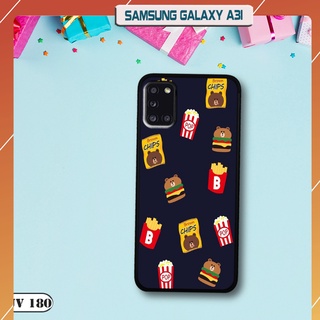 Ốp nhám viền dẻo cho điện thoại Samsung Galaxy A31