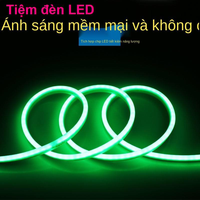 đèn led tròn có neon linh hoạt phát sáng 360 độ làm nổi bật trang trí chiếu ngoài trời Ống 220v chống thấm nước