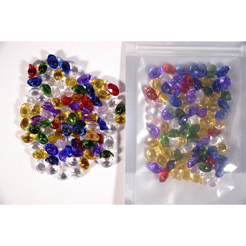 Túi 100g thỏi vàng ngũ sắc đặt bàn thờ thần tài, bát nhang, chậu cây, bể cá cảnh siêu đẹp | BigBuy360 - bigbuy360.vn