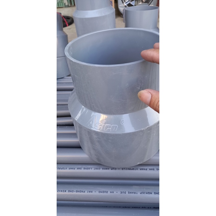 Côn thu,măng sông giảm 200/160/140/110/90 . côn rhu phi 200 về 110 ,nối thu 140/110 nhựa PVC Tiền Phong