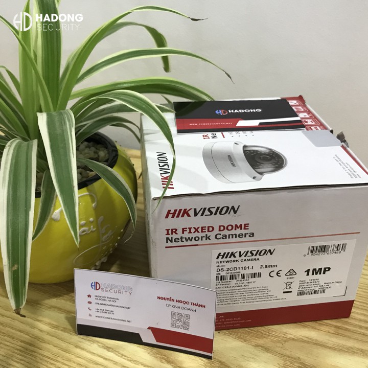 Camera IP DS-2CD1101-I 1MP Hikvision Hồng ngoại 30m Tặng hộp bảo vệ