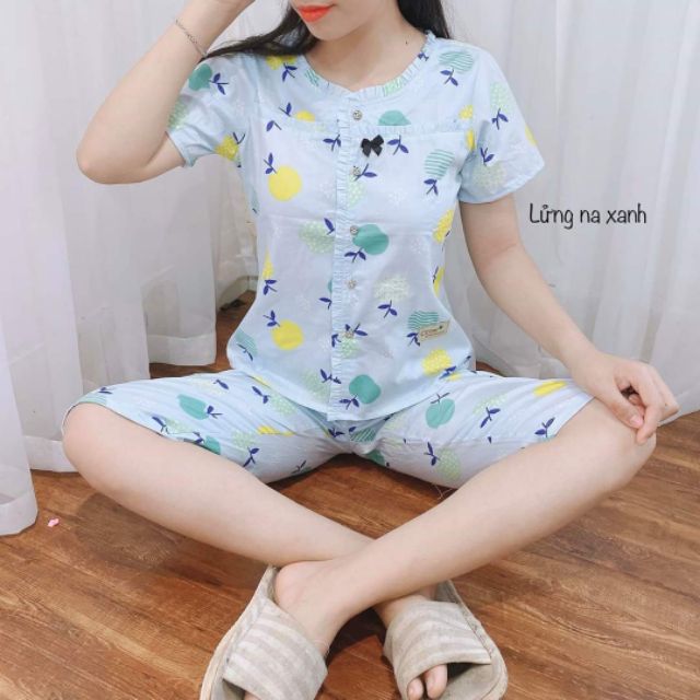 Đồ bộ lửng hè 2 mẫu xinh đẹp