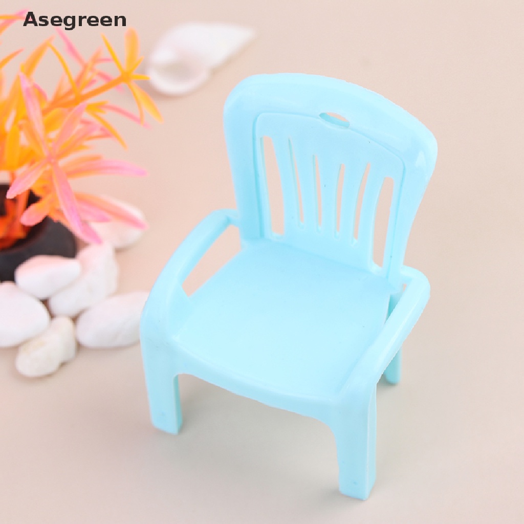 Ghế Nhựa Mini Trang Trí Nhà Búp Bê Đáng Yêu