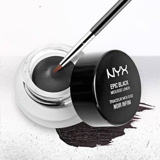 Gel kẻ mắt Nyx Epic Black Mousse Liner đen tuyền huyền bí
