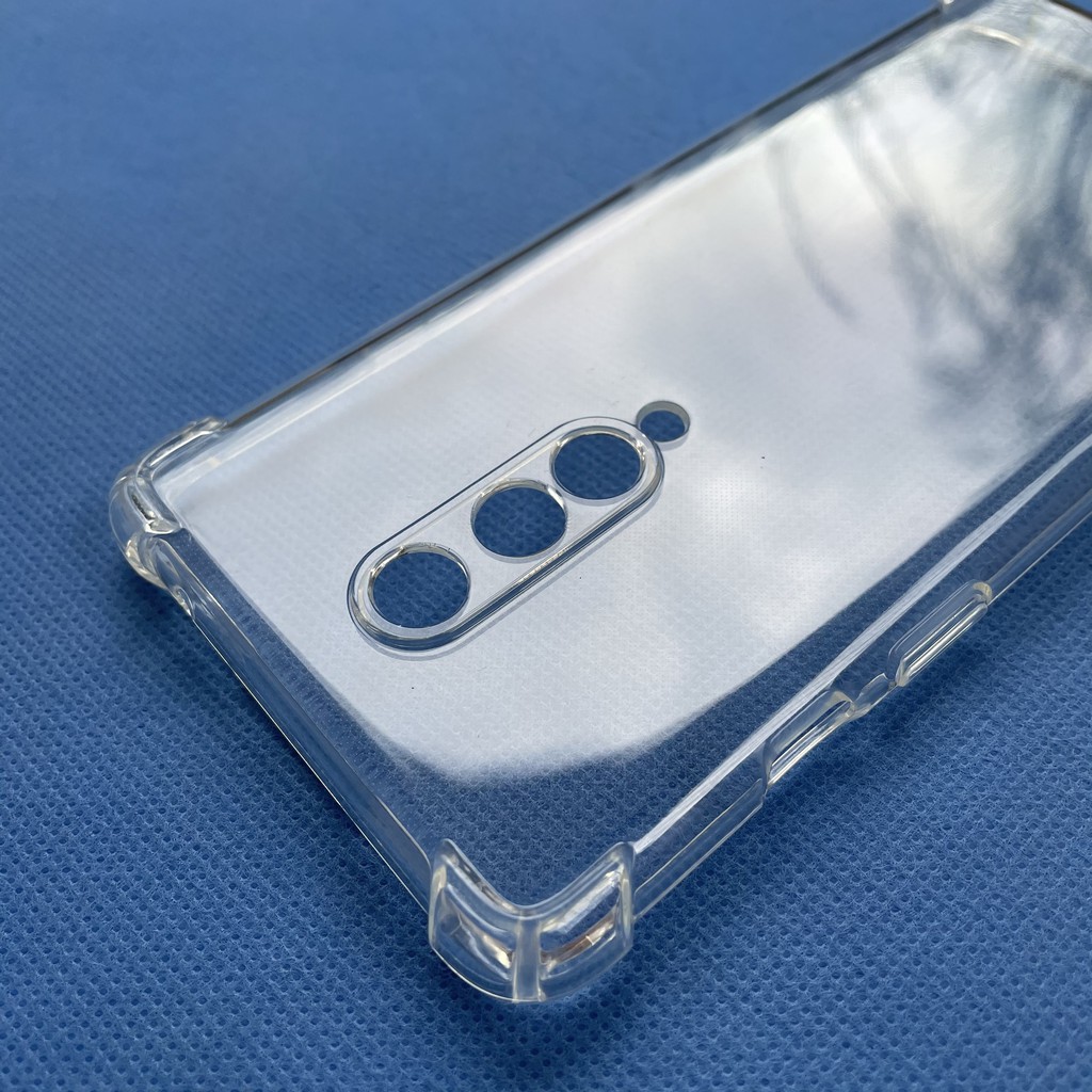 Ốp lưng silicon trong suốt chống sốc 4 cạnh cao cấp cho Oneplus 8