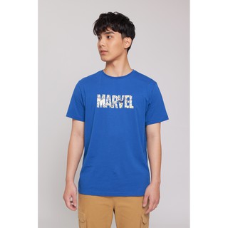 Áo Thun Nam Nữ BOO Dáng Cơ Bản 100% Cotton Cao Cấp In Logo Marvel Trước Ngực Kèm Hoạ Tiết Nổi Bật