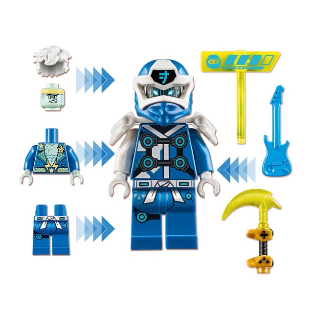 Lego chính hãng - Bộ vũ khí Ninjago Jay - 71715