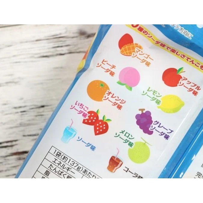 Kẹo Viên Trái Cây Nhật Bản Ribon Mix 10 Vị