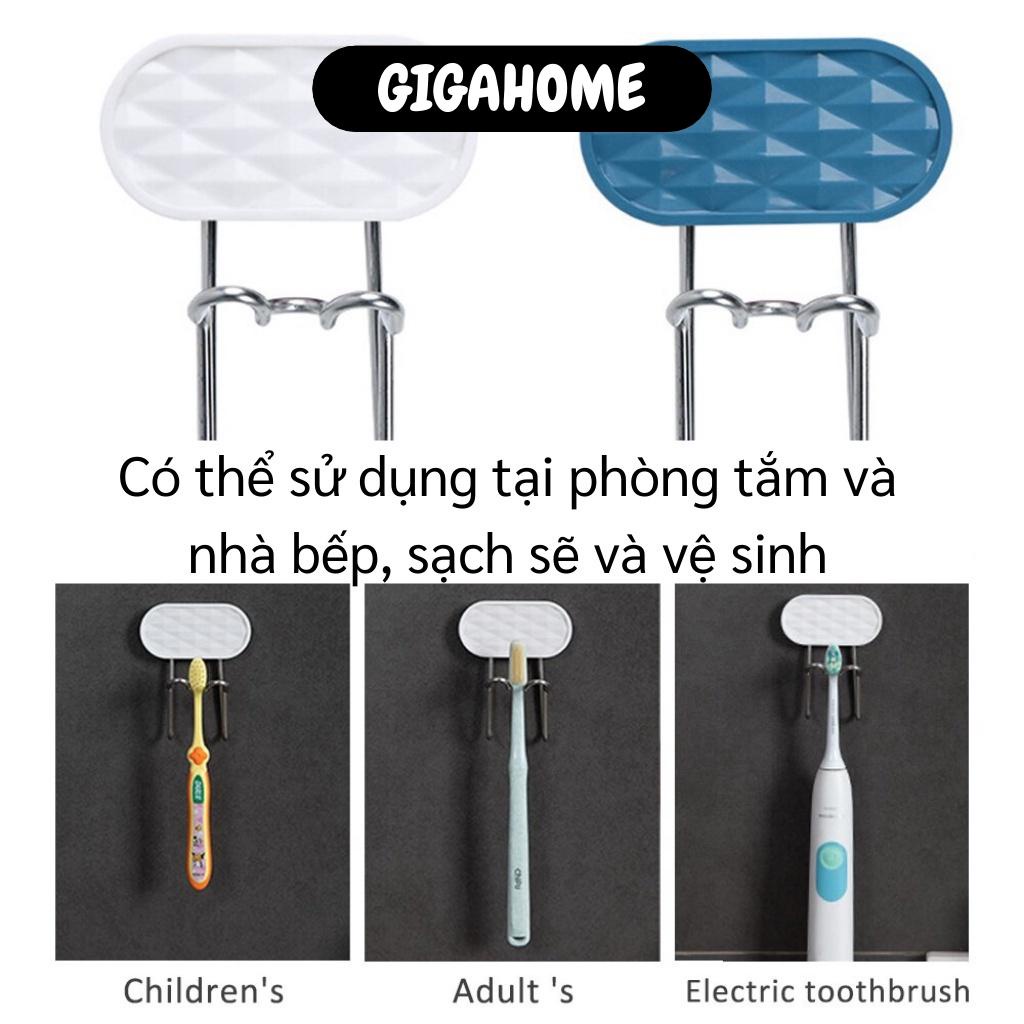 Giá Treo Bàn Chải GIGAHOME Móc Treo Bàn Chải Đánh Răng Và Cốc Súc Miệng Dán Tường 9896