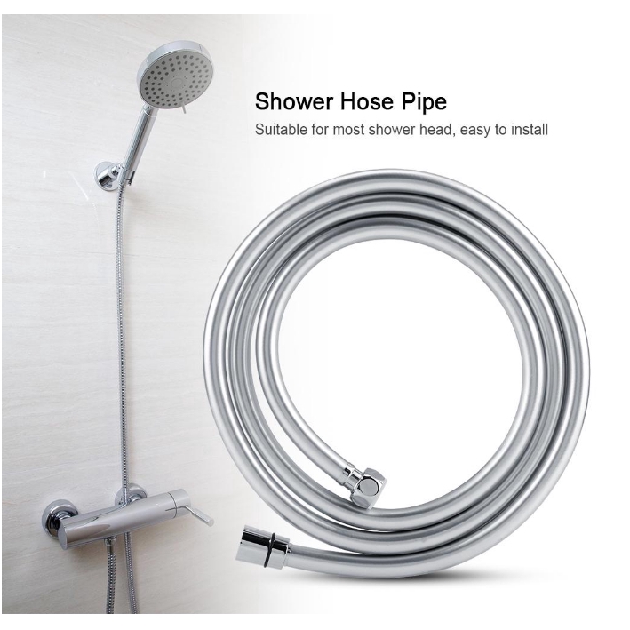 Vòi Hoa Sen Áp Suất Cao 1.5 / 2 / 3m Bằng PVC Linh Hoạt Tiện Dụng Cho Nhà Tắm