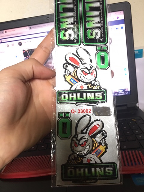 Logo Thỏ Ohlins Candy