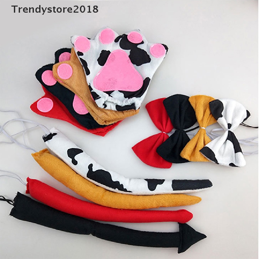 Băng Đô Cài Tóc Hình Tai Bò Sữa Hóa Trang Nhân Vật Dairy Cattle Thời Trang 2018