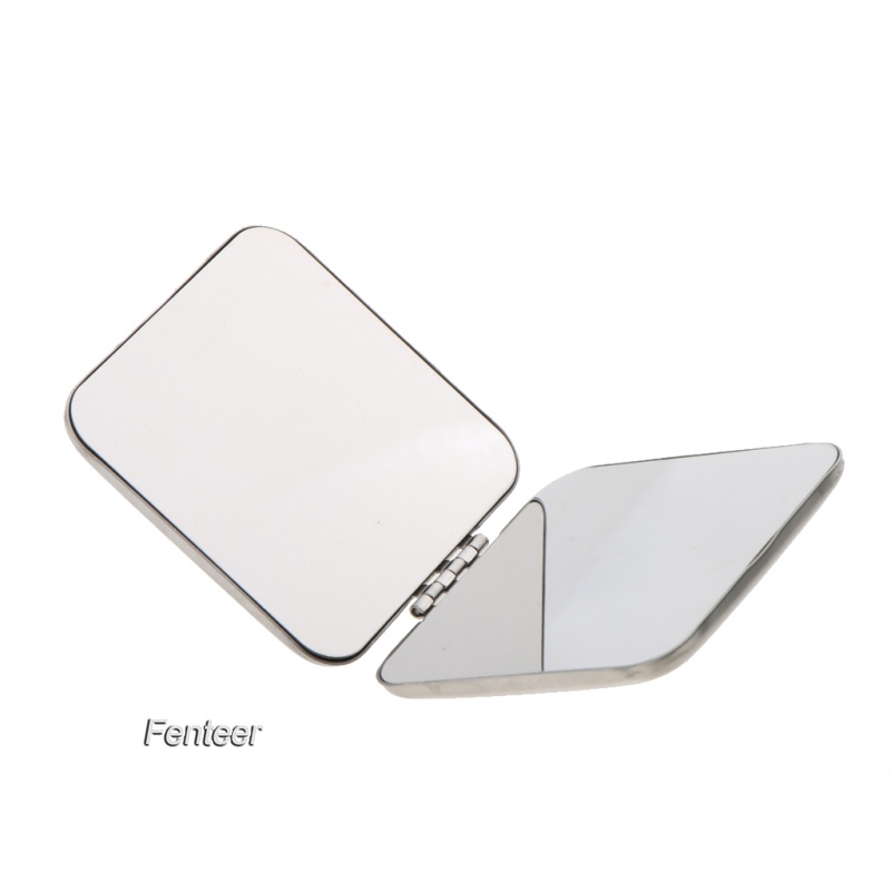 Gương Trang Điểm Mini Bằng Thép Không Gỉ Che Phủ Toàn Diện